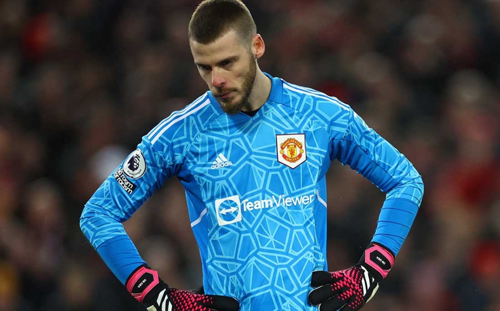 Reaksi David de Gea Usai Gawangnya Dibobol 7 Gol oleh Pemain Liverpool