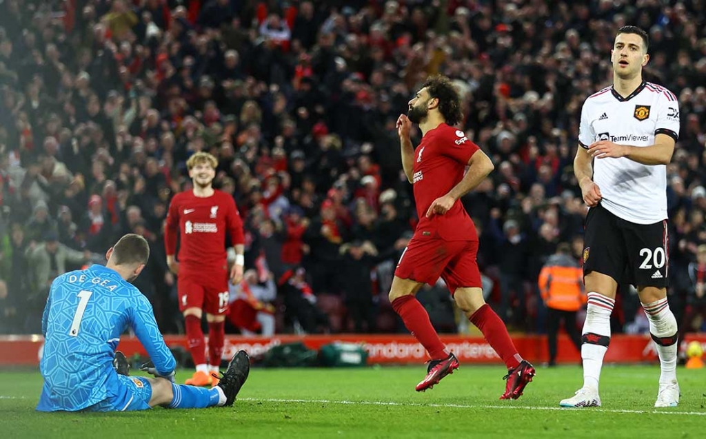 Reaksi David de Gea Usai Gawangnya Dibobol 7 Gol oleh Pemain Liverpool