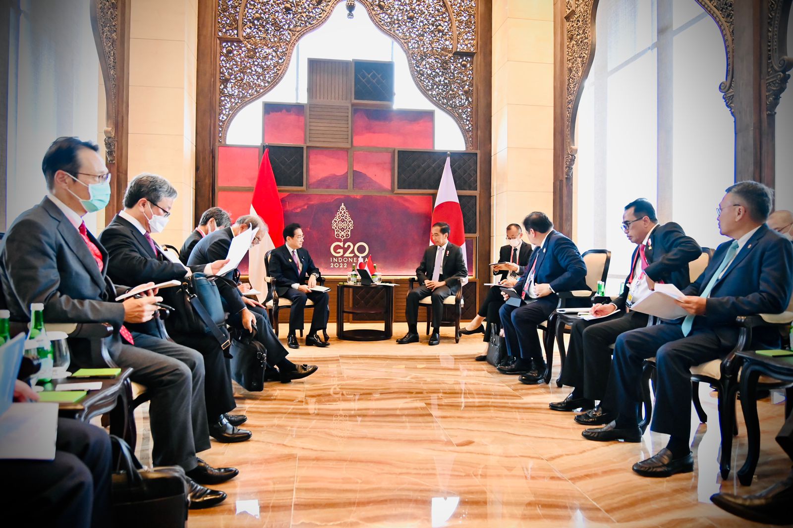 Presiden Jokowi Lakukan Pertemuan Bilateral dengan PM Jepang