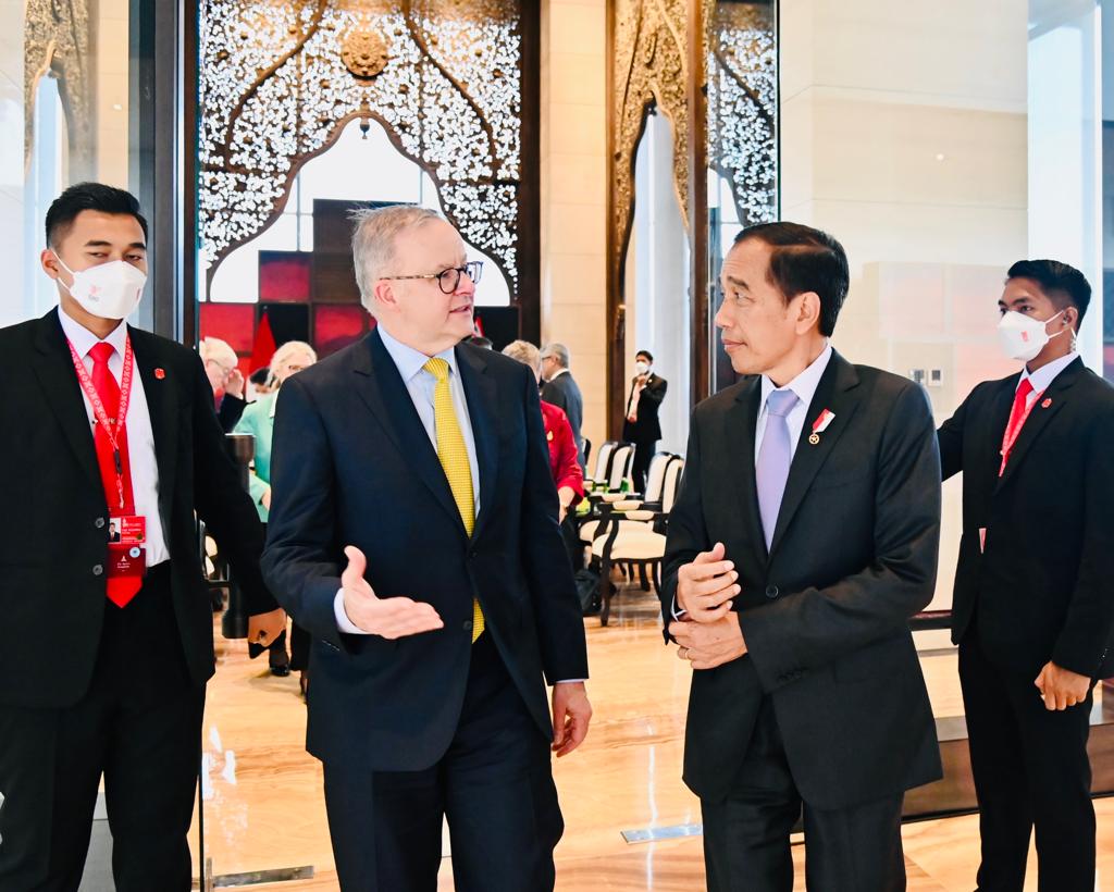 Presiden Jokowi Apresiasi Dukungan Australia untuk G20 Indonesia