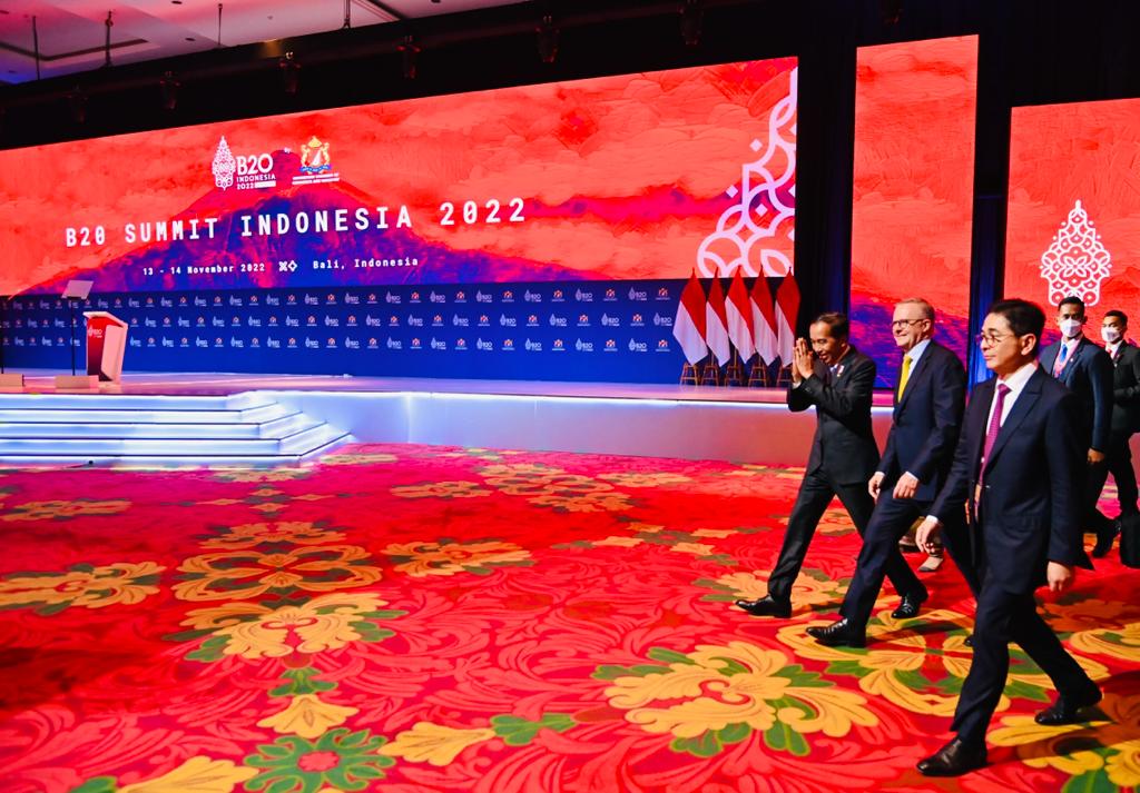 Hadiri B20 Summit, Presiden Sampaikan Strategi Indonesia Hadapi Masalah Ekonomi Dunia