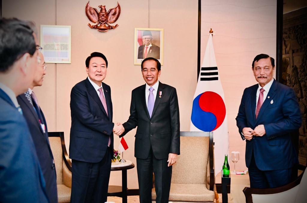 Presiden Jokowi Hadiri Pertemuan dengan Pebisnis Korea