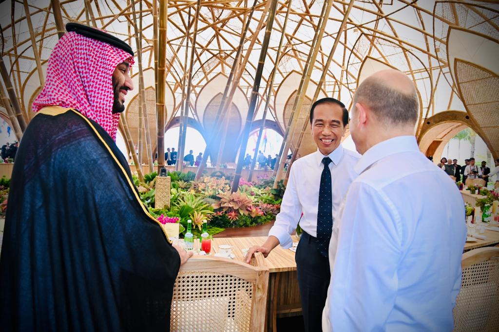Presiden Jokowi Jamu Makan Siang Para Pemimpin G20