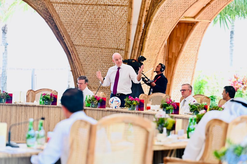 Presiden Jokowi Jamu Makan Siang Para Pemimpin G20