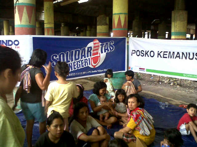 Korban Banjir di Penjaringan