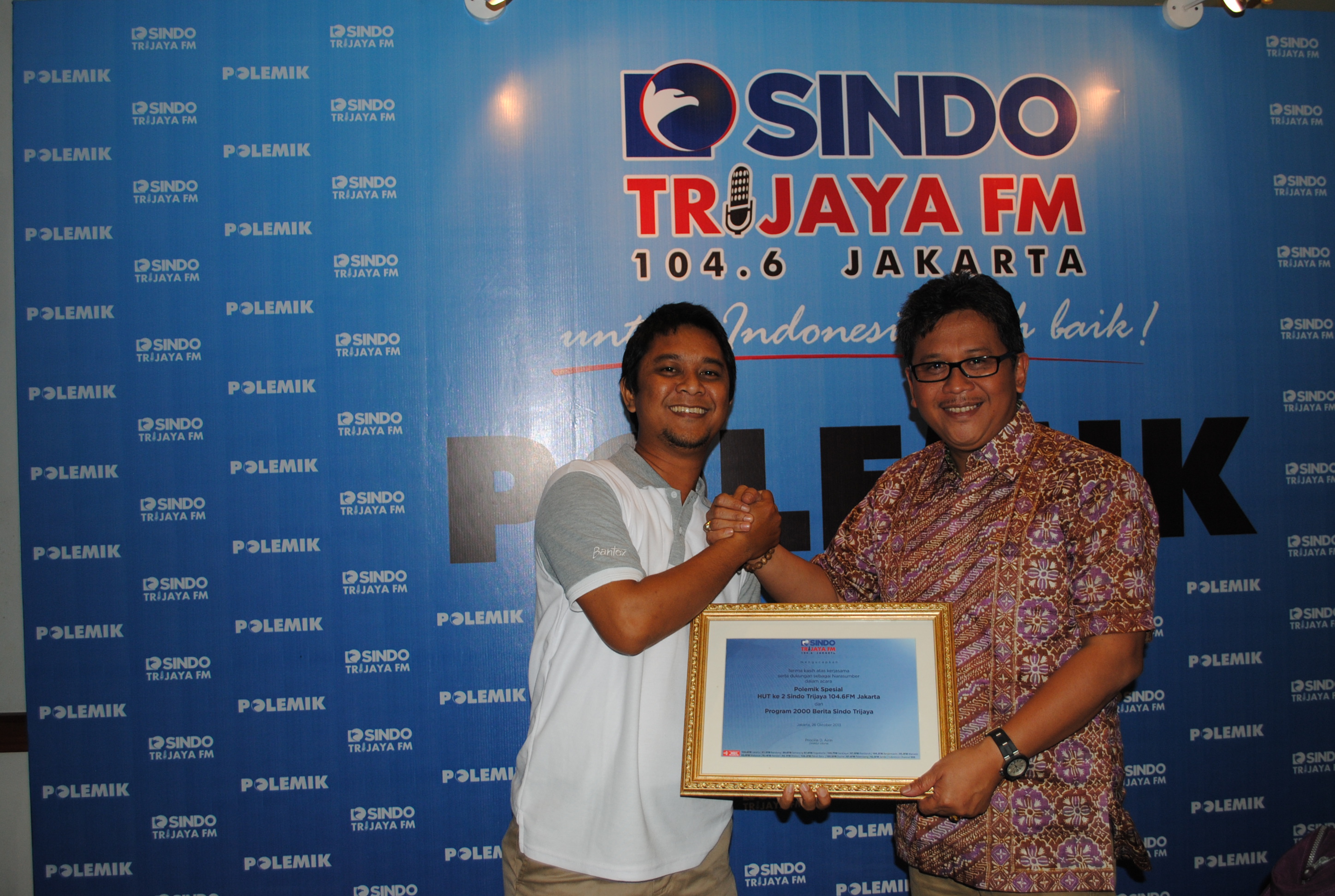 Gaib MS & Hasto Kristianto